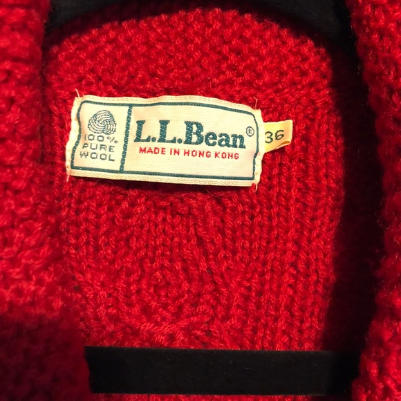 L.L. BEAN 100% WOOL SWEATER XL - Picture 2 of 5